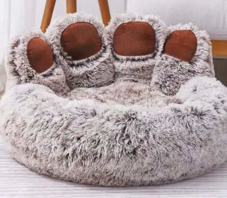 Nid douillet extra-large pour chien et chat Câline & Co - chat installé dans le nid
