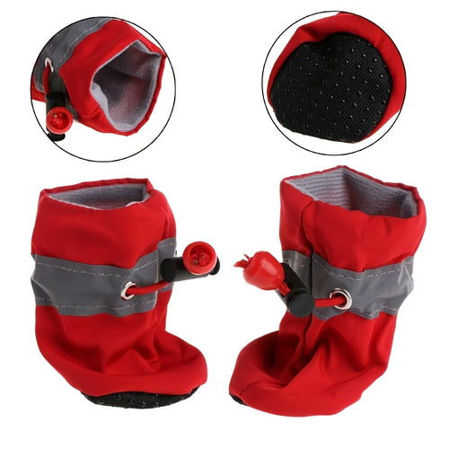 Bottines imperméables pour chien Câline & Co, lot de 4 - couleurs disponibles